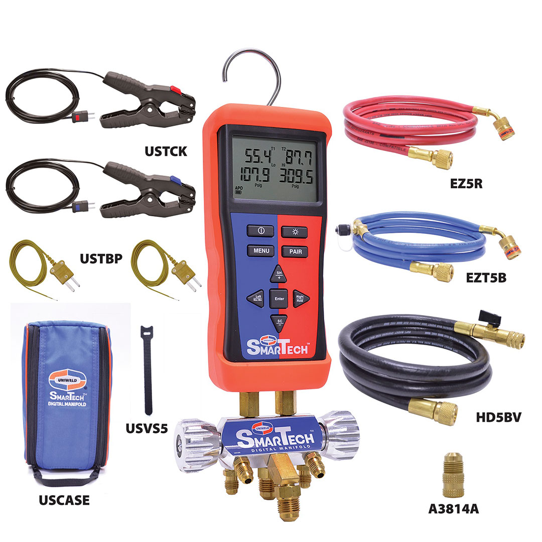 USMAN5 SmarTech® Wireless Digital Manifold Bundle USMAN5 SmarTech® Wireless Digital Manifold Bundle